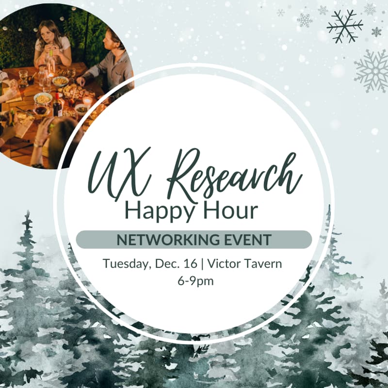 Cover Image for UX Research Happy Hour Networking Event