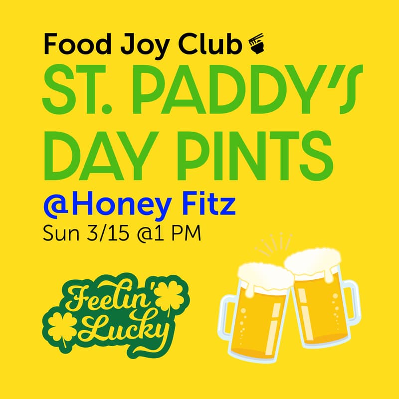 Cover Image for St. Paddy's Day Pints @Honey Fitz