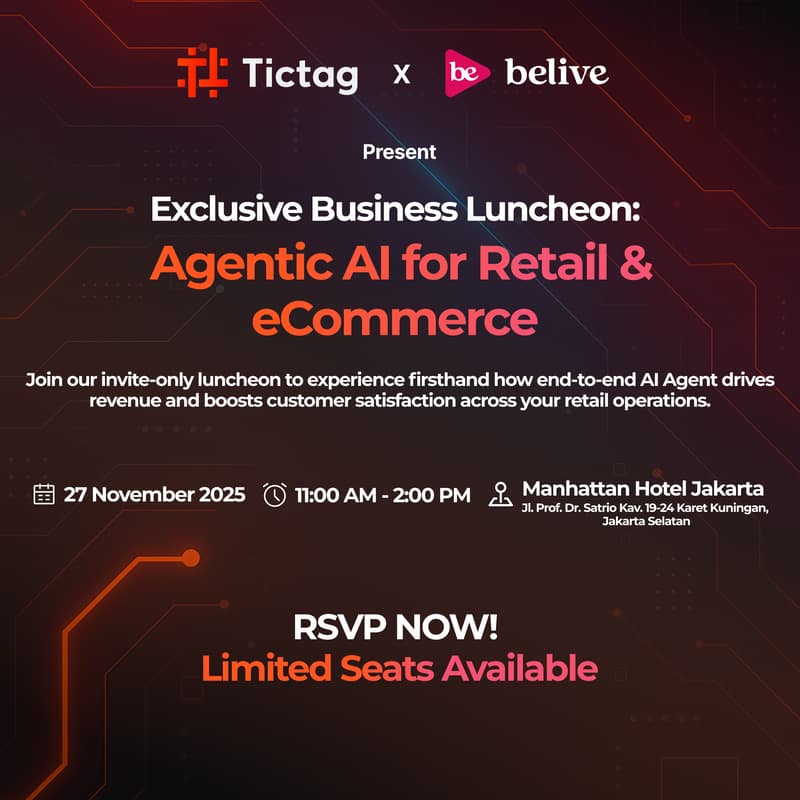 Cover Image for Exclusive Business Luncheon:  Agentic AI for Retail & eCommerce
