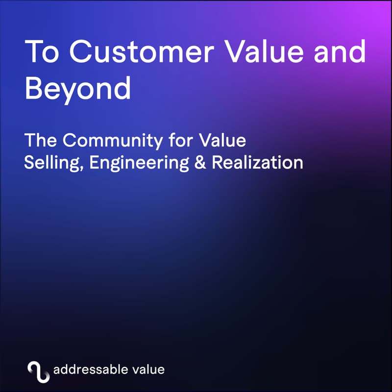 Cover Image for To Customer Value and Beyond by addressable value
