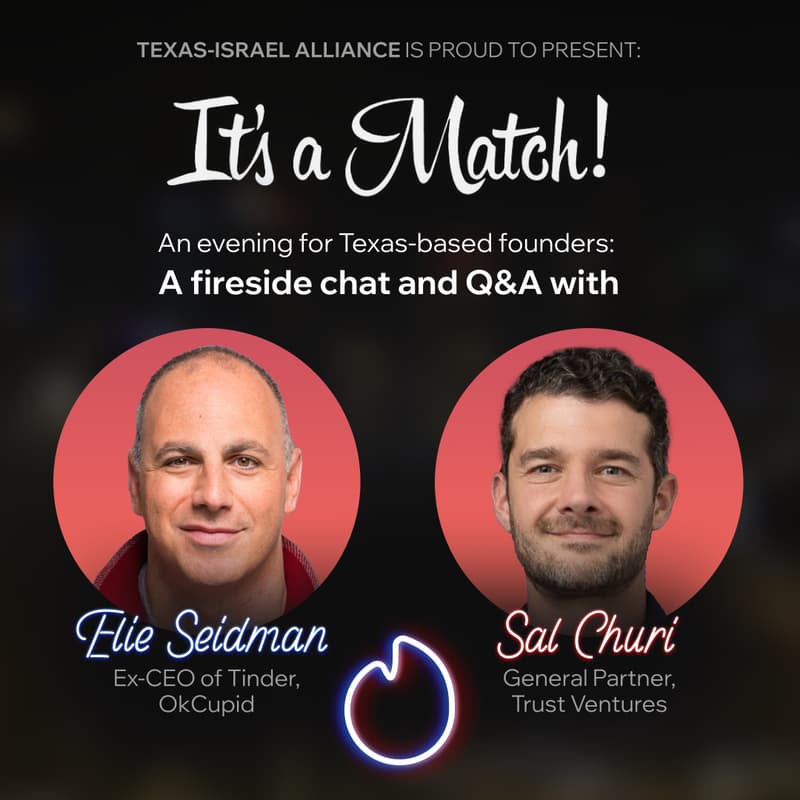 Cover Image for An evening with ex-Tinder CEO and Trust Ventures' General Partner