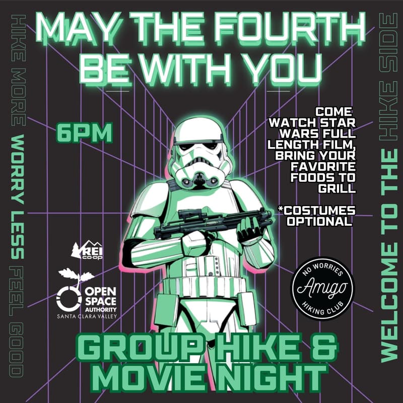 Cover Image for GROUP HIKE & MOVIE NIGHT @ the TRAILS!