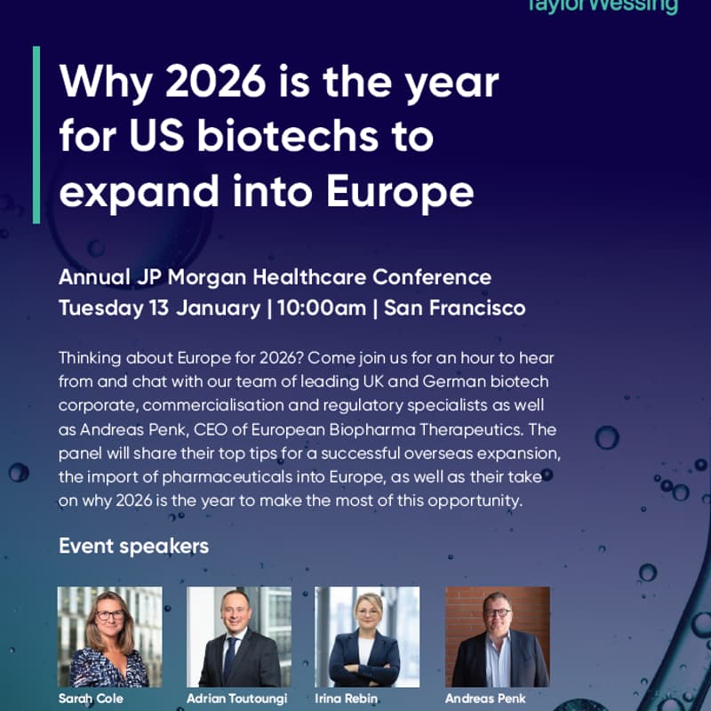 Cover Image for Why 2026 is the year for Biotechs to expand to Europe