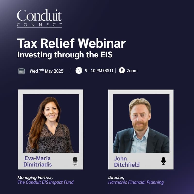 Cover Image for Conduit Connect - EIS Tax Relief Webinar