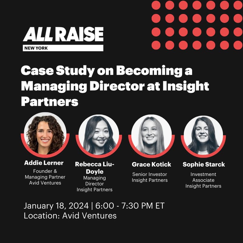 Cover Image for All Raise NY: How to Progress from Associate to Principal to Partner