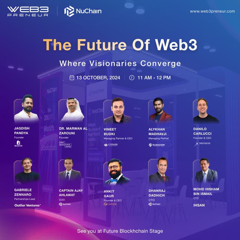 Cover Image for Meet NuChain at Future Blockchain Summit!