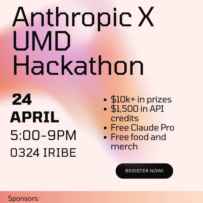 Cover Image for Anthropic x Maryland Hackathon