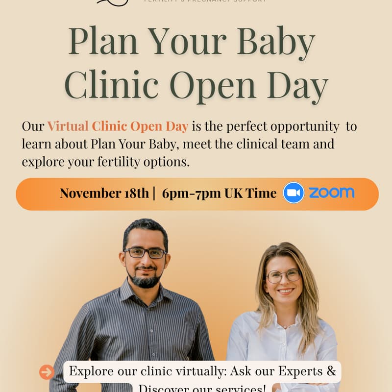 Cover Image for Plan Your Baby Virtual Clinic Open Day