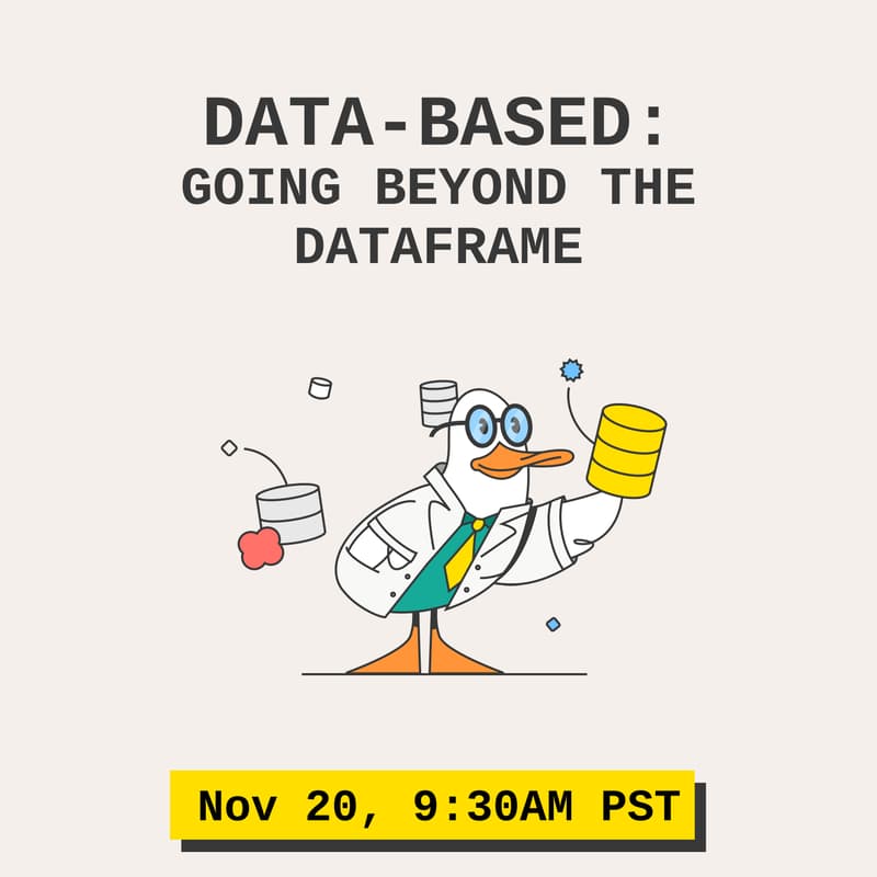 Cover Image for Data-based: Going Beyond the Dataframe