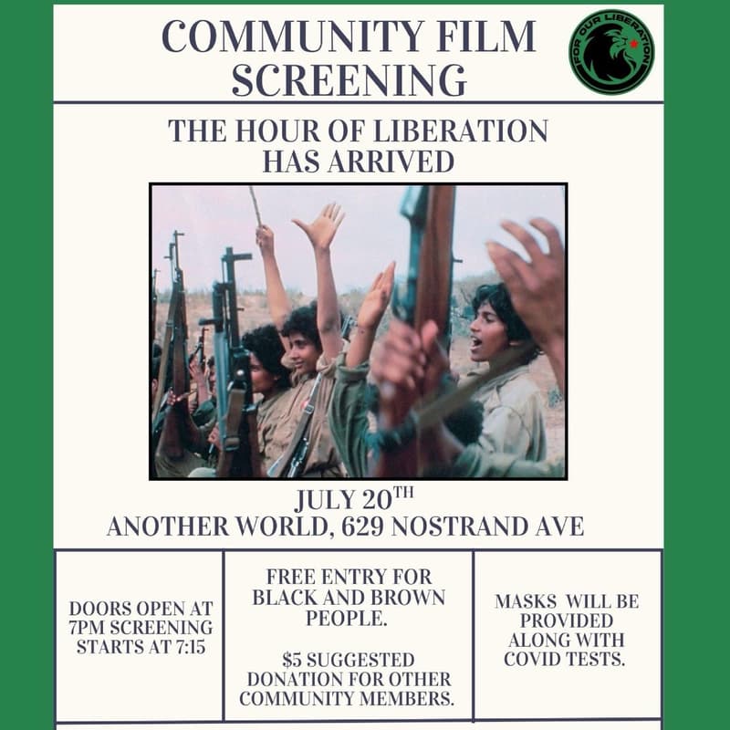 Cover Image for The Hour Of Liberation Has Arrived
