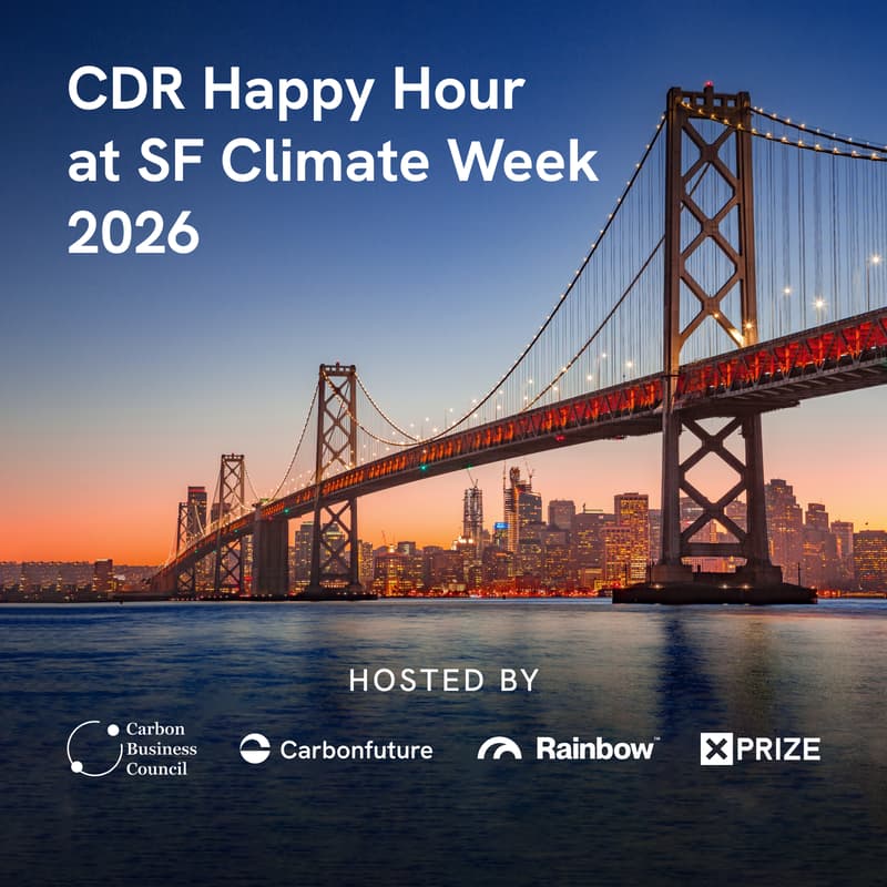Cover Image for Carbon Removal Happy Hour at SF Climate Week 2026