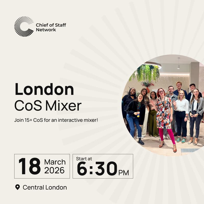Cover Image for London CoS Mixer (Wed Mar 18)