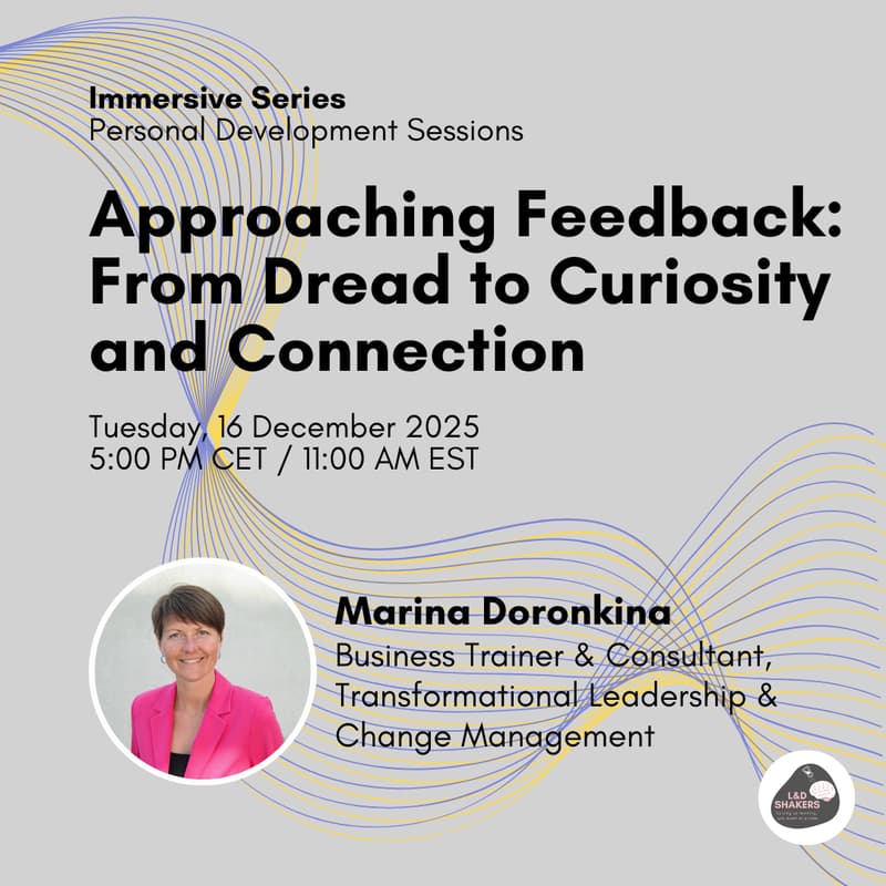 Cover Image for Immersive Series - Approaching Feedback: From Dread to Curiosity and Connection