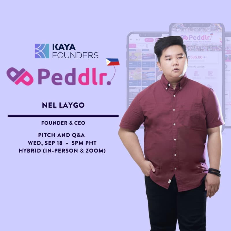 Cover Image for Kaya Pitch Night: Peddlr 📱