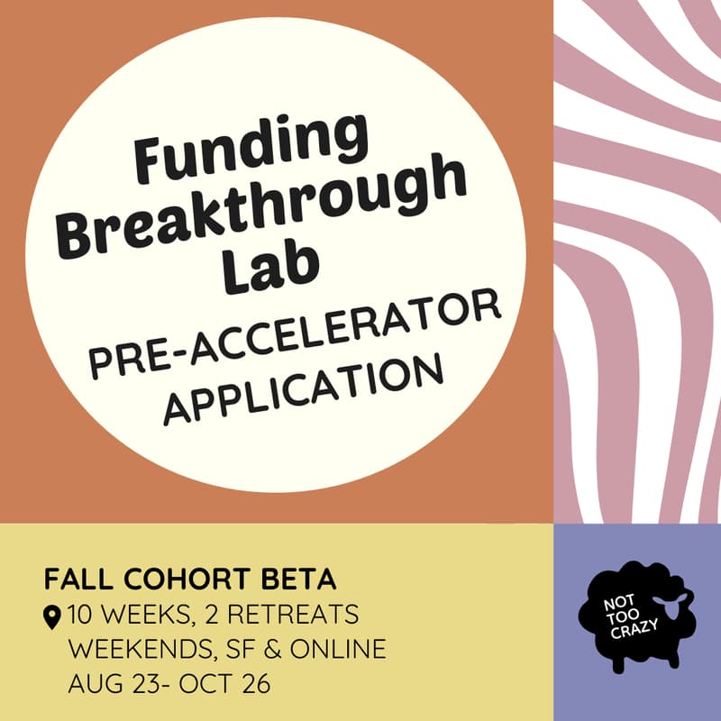 Cover Image for Funding Breakthrough Lab: Pre-Accelerator Application