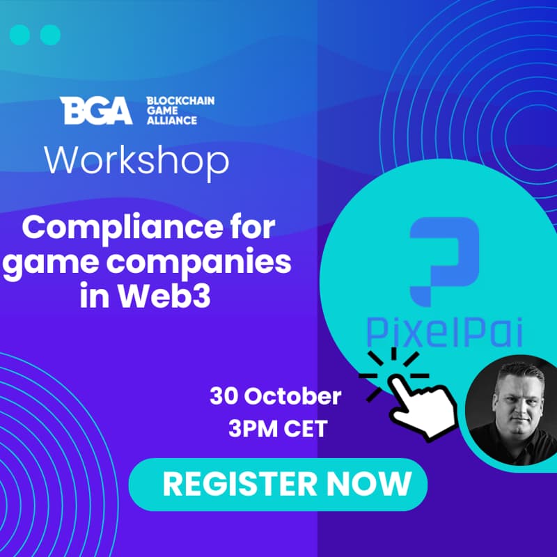 Cover Image for BGA Workshop : Compliance for game companies in Web3