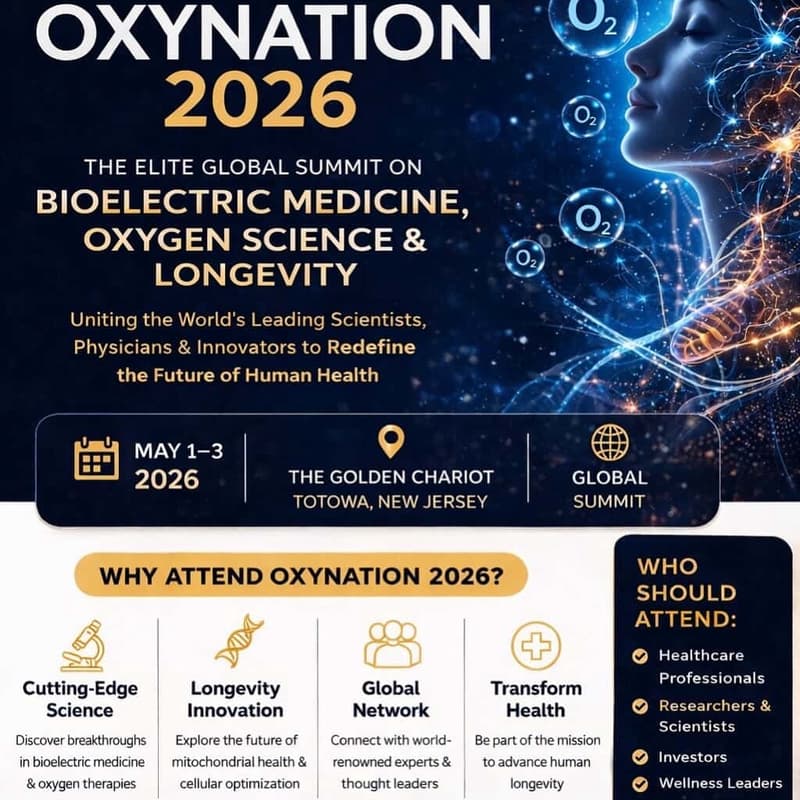 Cover Image for Defining the Future of Biohacking: THE ELITE GLOBAL SUMMIT ON BIOELECTRIC MEDICINE, OXYGEN SCIENCE & LONGEVITY