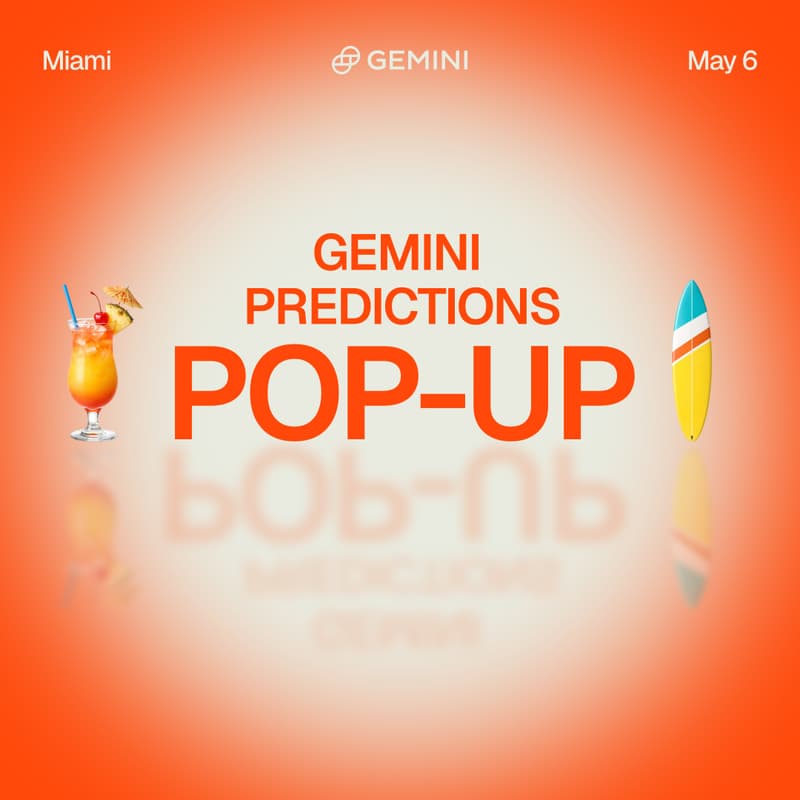 Cover Image for Gemini Predictions POP-UP: Consensus Miami