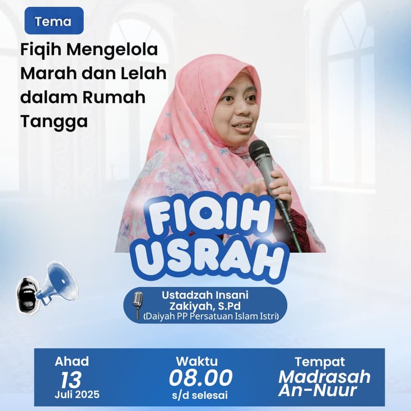 Cover Image for Fiqih Usrah : Taat Saat Emosi dan Lelah, Seni Mengelola Amarah dalam Rumah Tangga