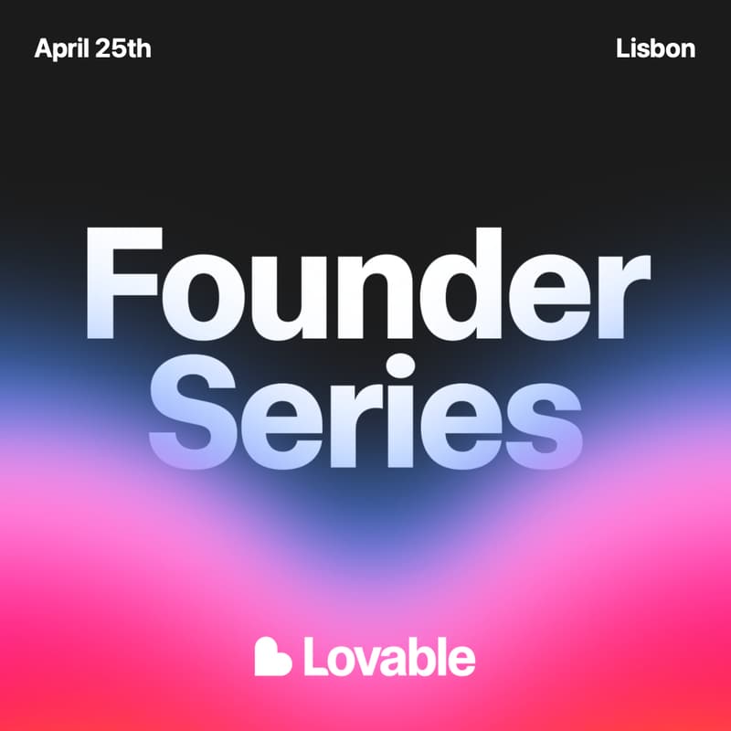 Cover Image for Lovable is coming to Lisbon - join us at Espressio AI HQ!