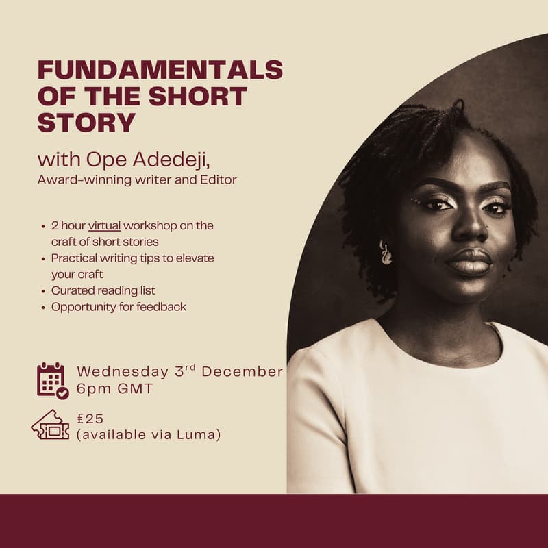 Cover Image for Fundamentals of The Short Story with Ope Adedeji