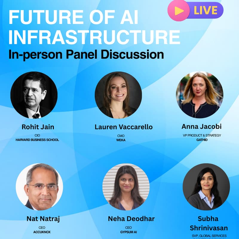 Cover Image for Panel Discussion - Future of AI Infrastructure + Fireside Chat