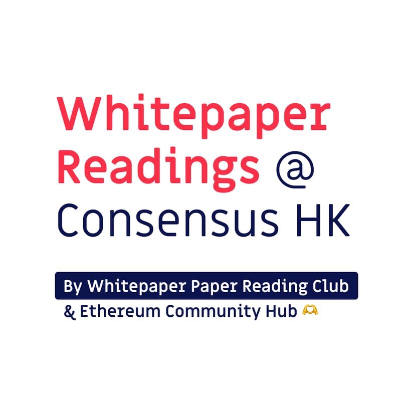 Cover Image for Whitepaper Reading Club @ Ethereum Hub HK
