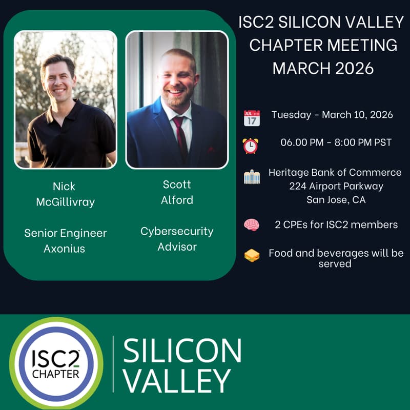 Cover Image for ISC2 Silicon Valley Chapter | March 2026