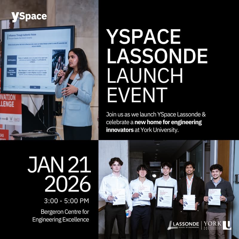 Cover Image for YSpace Lassonde Launch Event