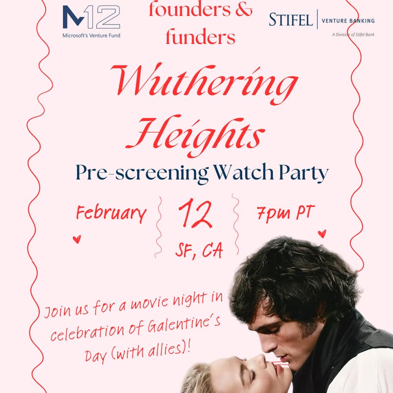Cover Image for Founders & Funders: Wuthering Heights Watch Party