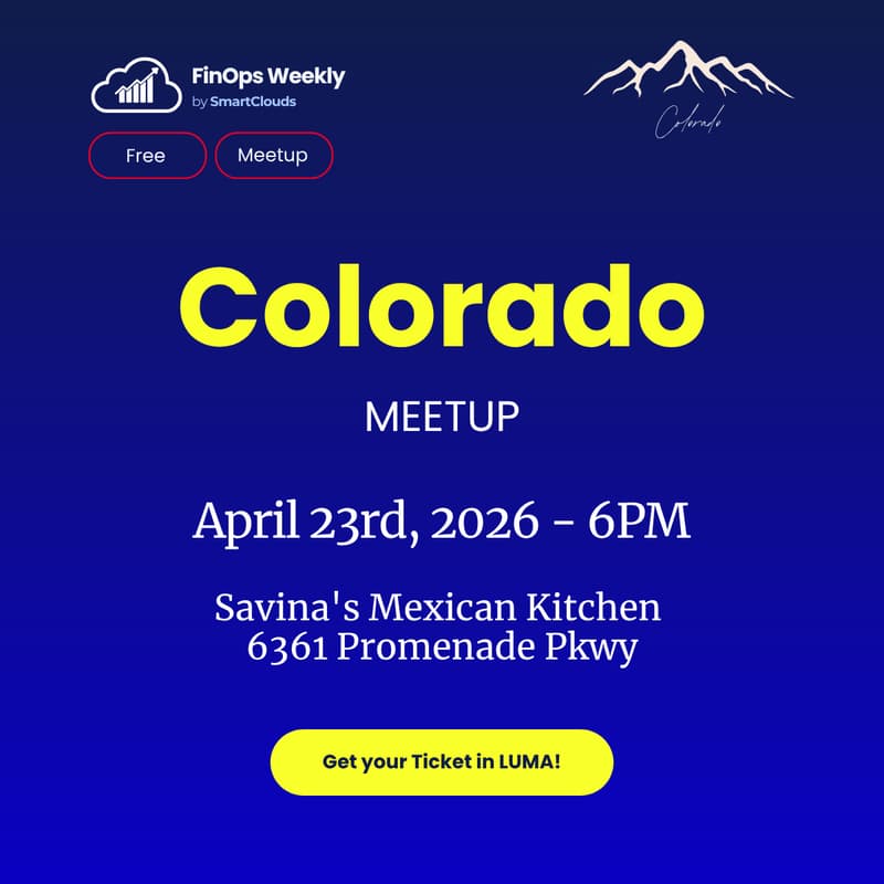 Cover Image for FinOps Weekly Colorado April Meetup