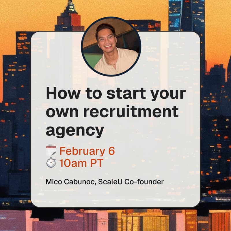 Cover Image for Starting your own recruitment agency (and how to get your first clients)
