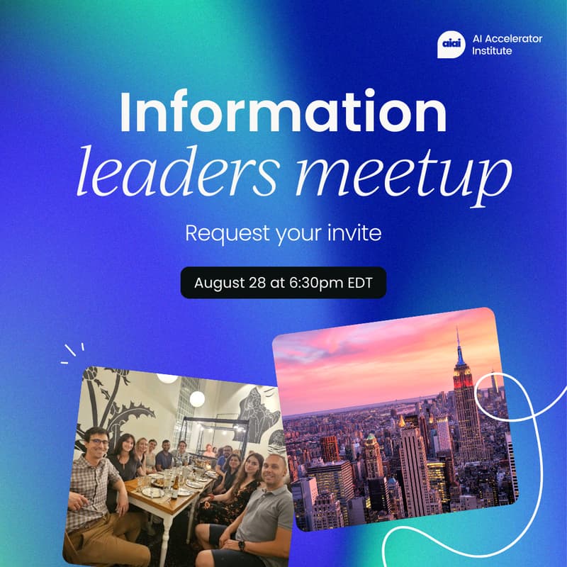 Cover Image for AIAI Information Leaders New York meetup