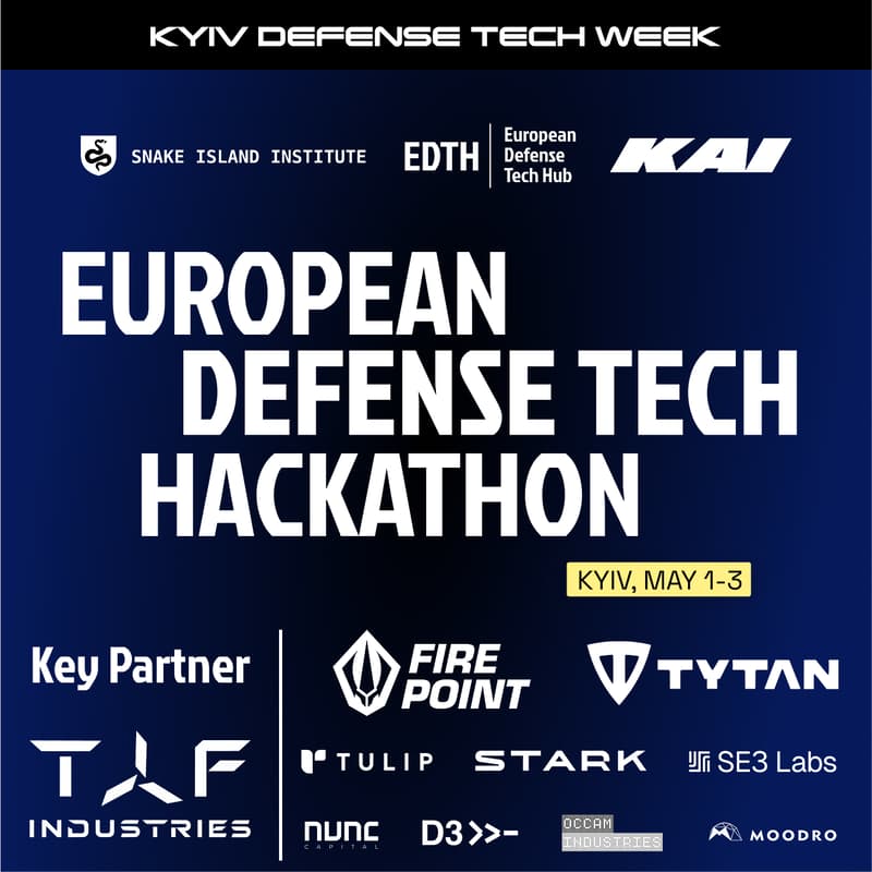 Cover Image for European Defense Tech Hackathon – Kyiv