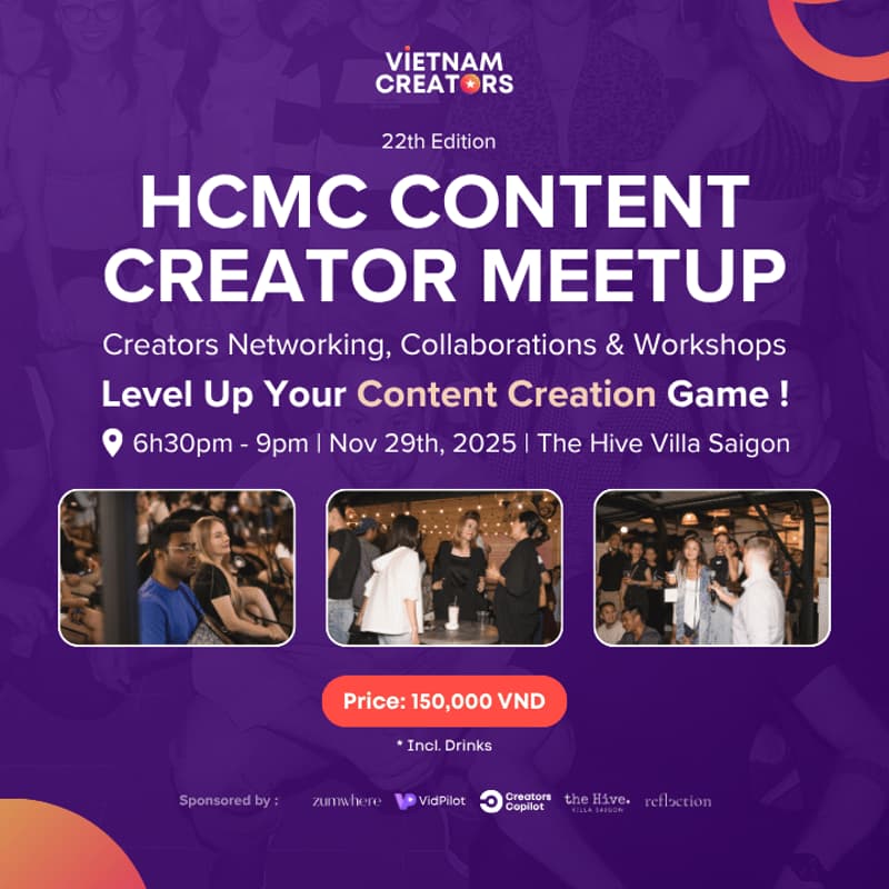 Cover Image for HCMC Content Creator Meetup
