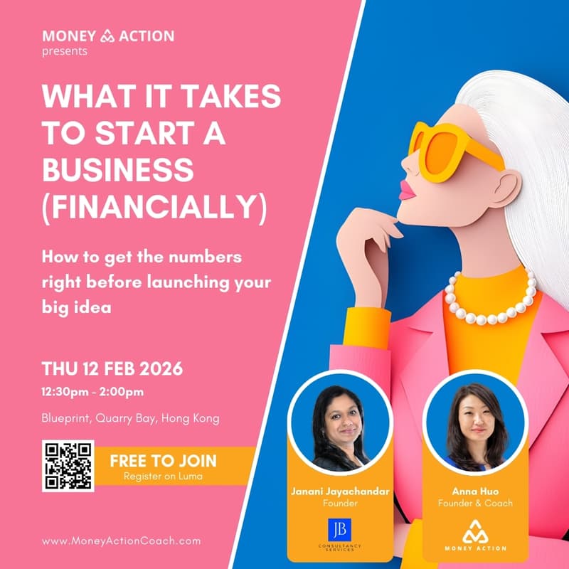 Cover Image for Money Action Presents: WHAT IT TAKES TO START A BUSINESS (FINANCIALLY)