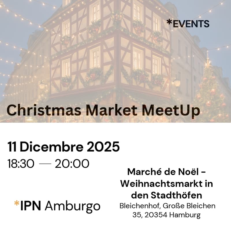 Cover Image for IPN MeetUp - Christmas edition 🎄- Amburgo