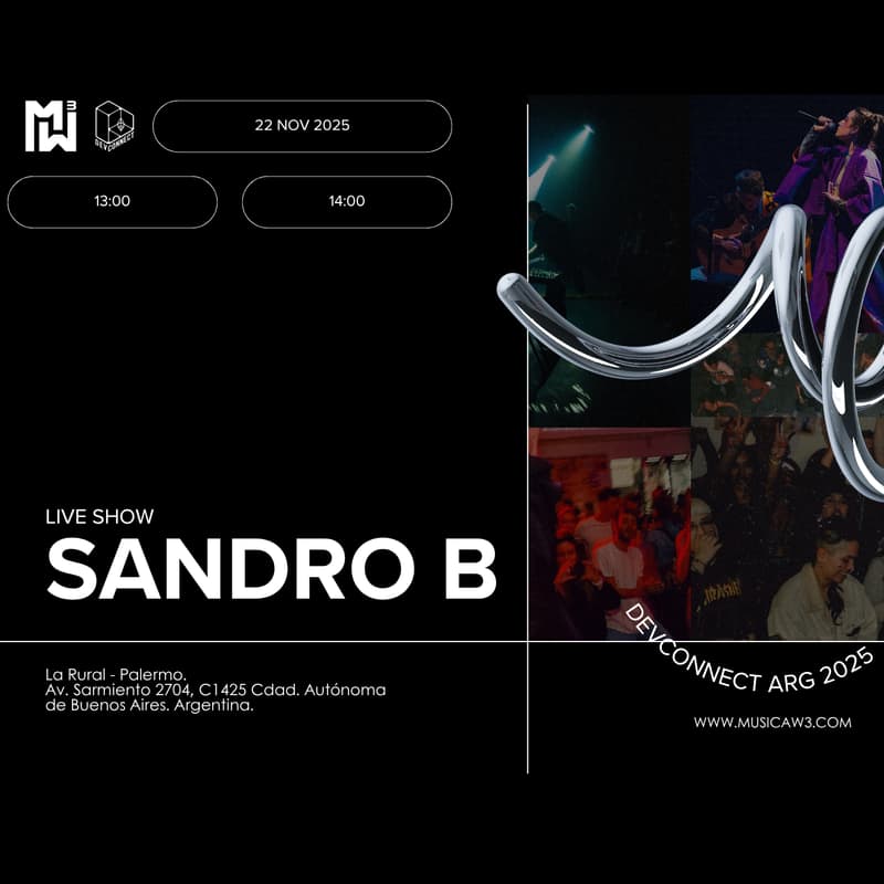 Cover Image for Sandro B @Devconnect Music Stage