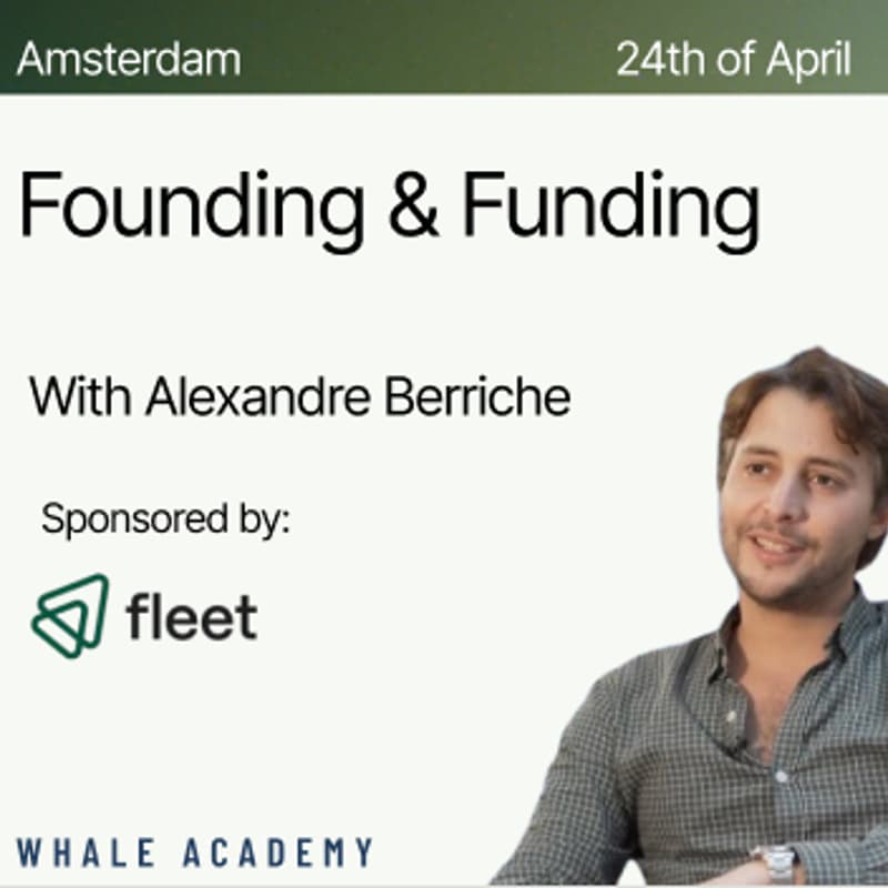 Cover Image for Whale Academy Event with Alexandre Berriche