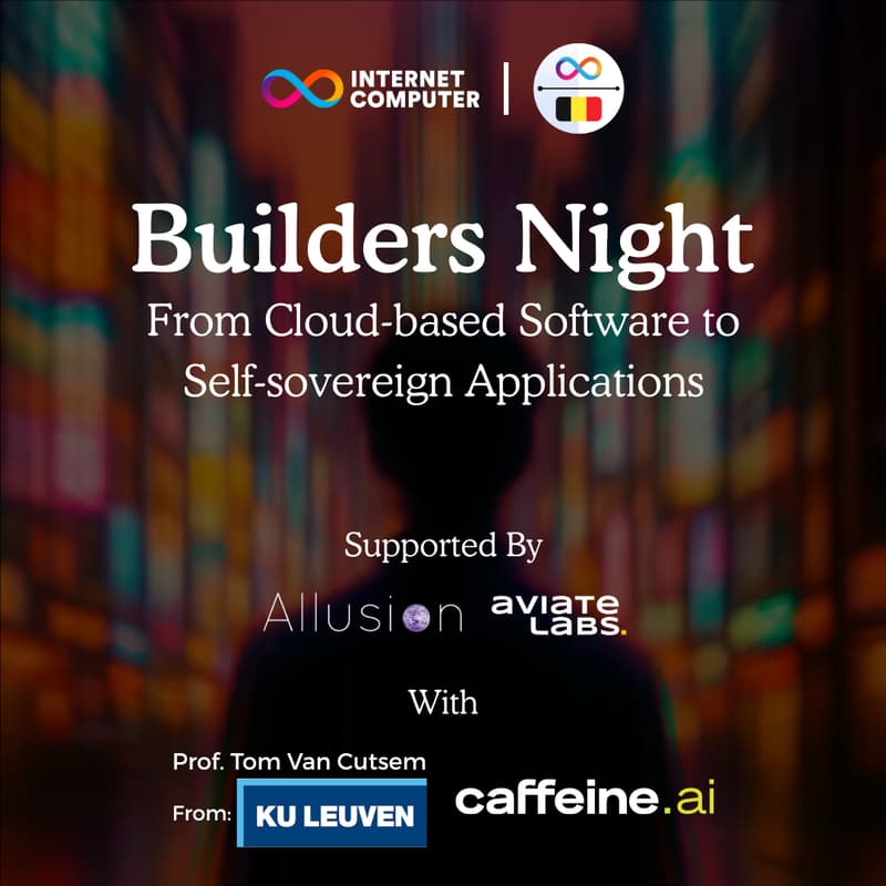 Cover Image for Builders Night: From Cloud-based Software to Self-sovereign Applications