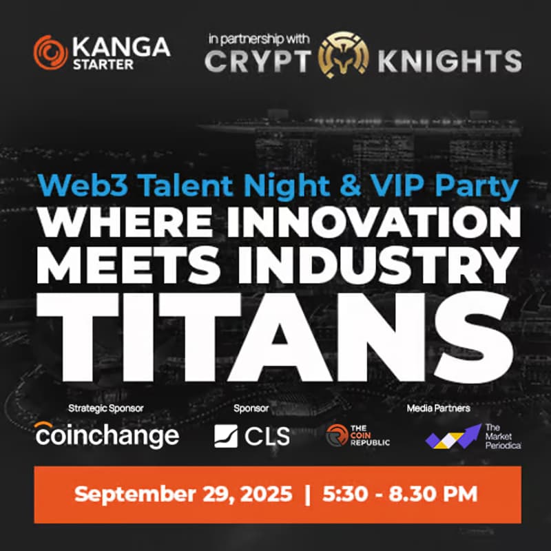 Cover Image for Web3 Talent Night & VIP Party presented by KangaStarter and CryptoKnights