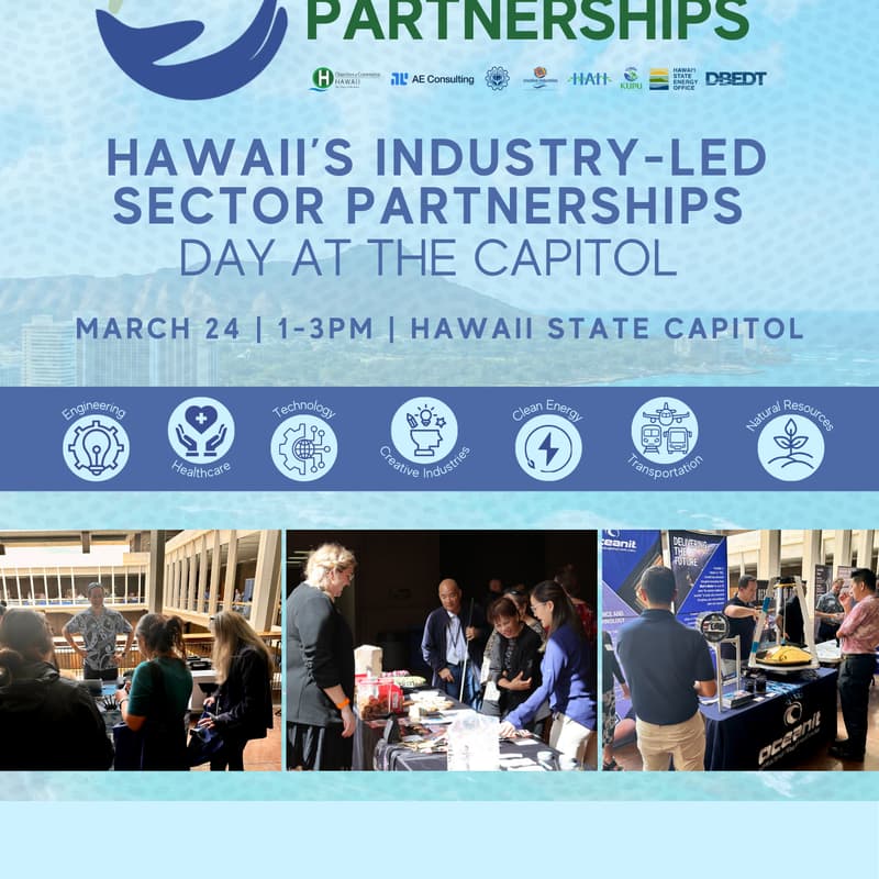 Cover Image for Hawaii's Industry-Led Sector Partnerships: Day at the Capitol