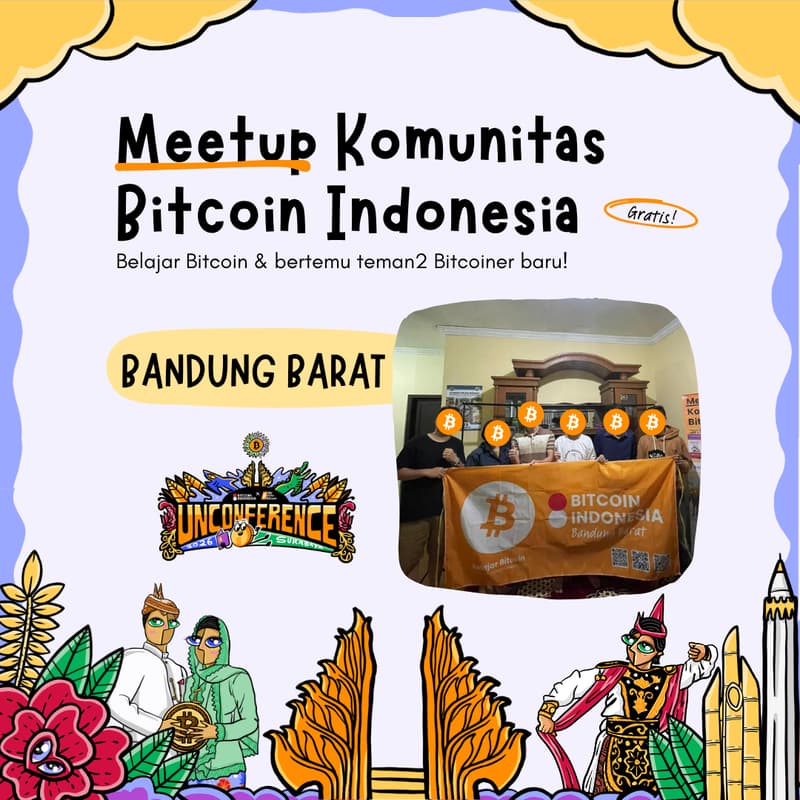 Cover Image for Bitcoin Indonesia Community Meetup Bandung Barat 26 Juli 2026