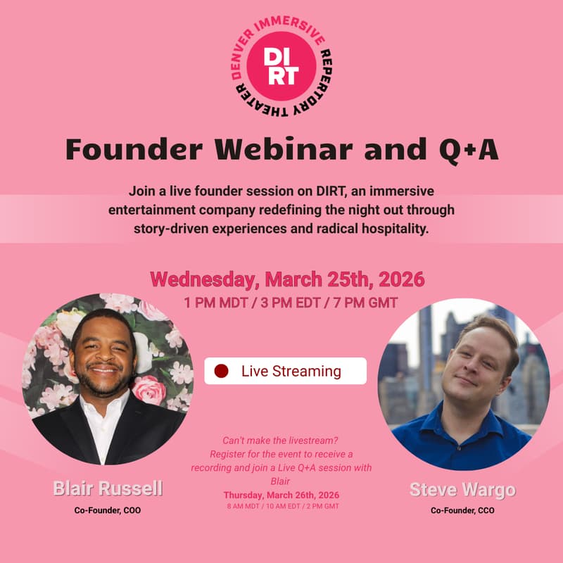 Cover Image for Founder Webinar and Q+A
