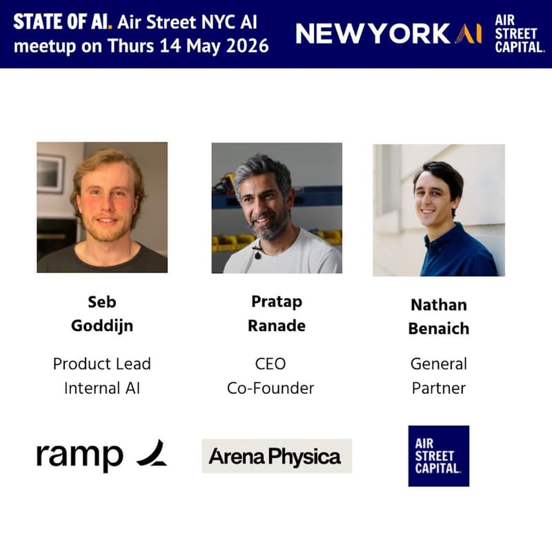 Cover Image for Air Street NYC AI meetup