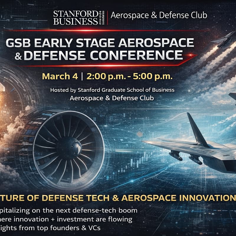Cover Image for Stanford Early Stage Aerospace & Defense Summit