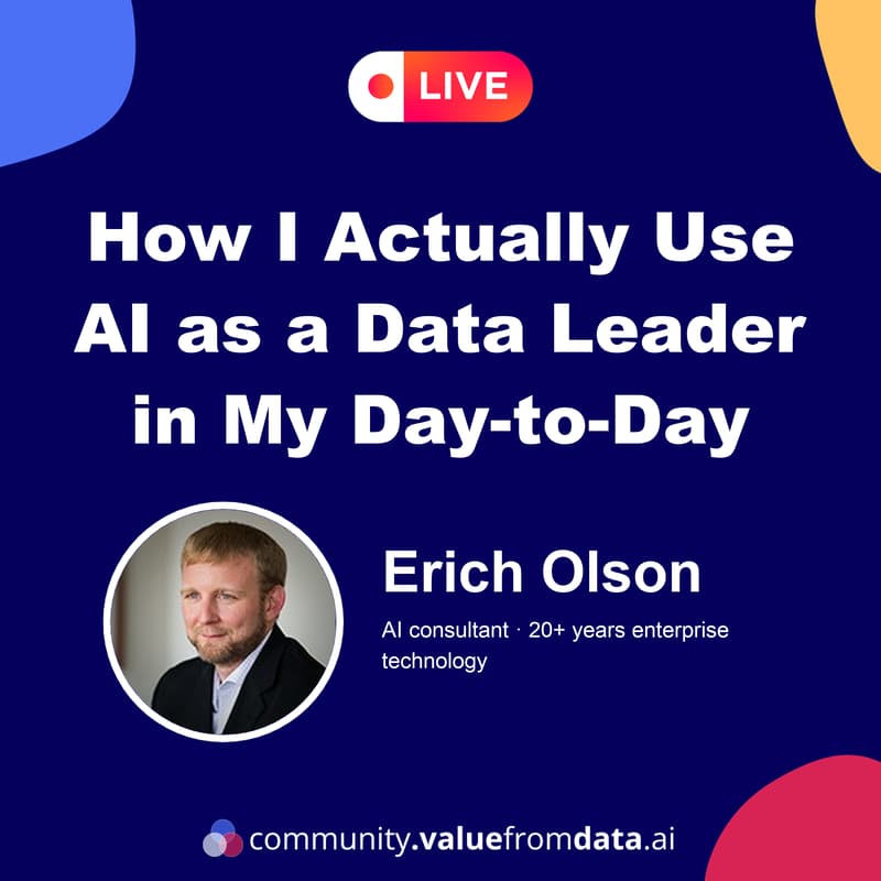 Cover Image for [Online] How I Actually Use AI as a Data Leader in My Day-to-Day