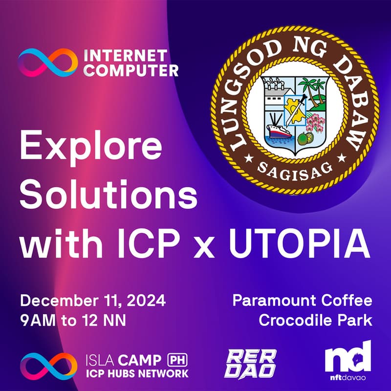 Cover Image for Invitation to Explore Governance Solutions with ICP UTOPIA for Davao City