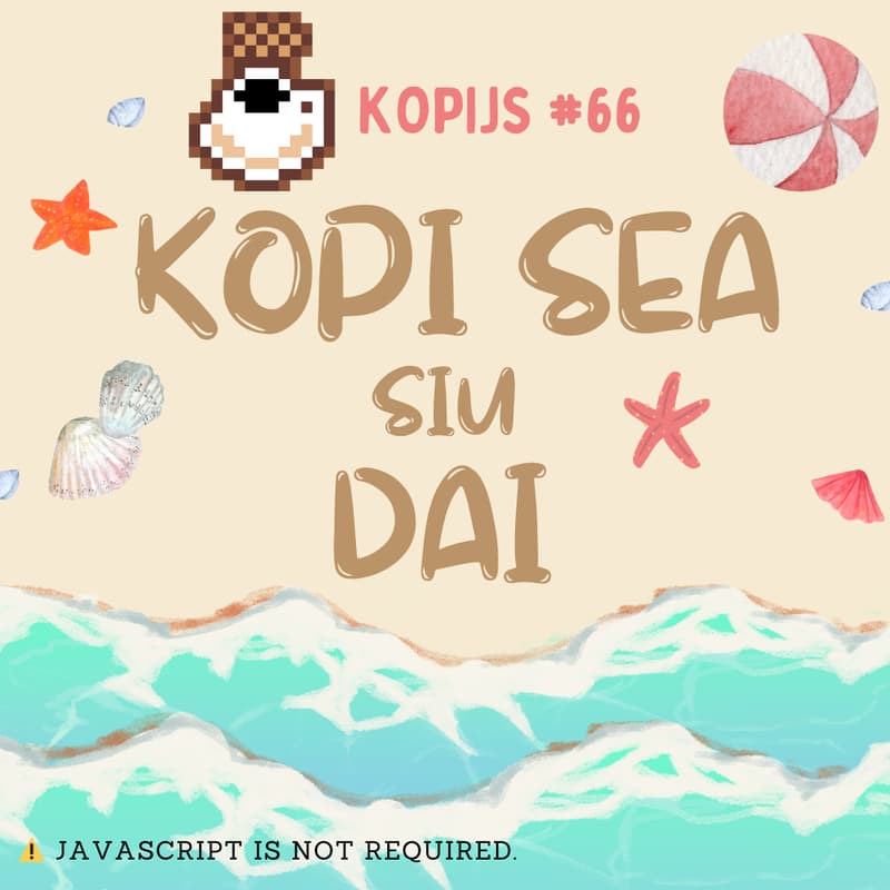 Cover Image for Kopi Sea Siu Dai - A toast to the end of 2025, at the coast.