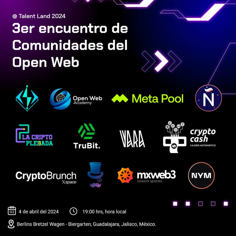 Cover Image for 3er encuentro de Comunidades del Open Web @ Talent Land 2024